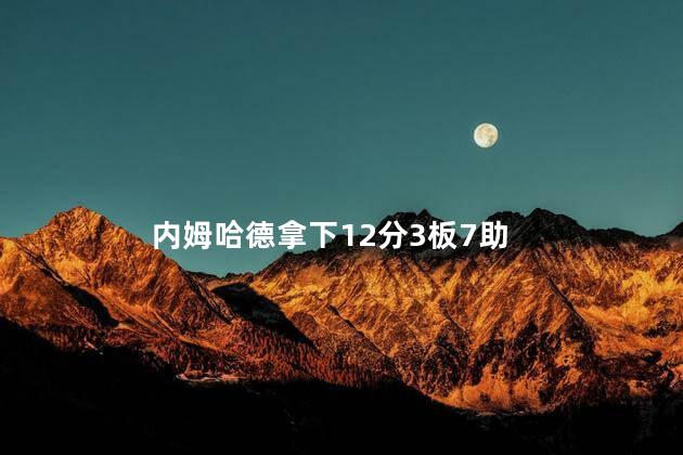 内姆哈德拿下12分3板7助