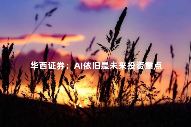 华西证券：AI依旧是未来投资重点