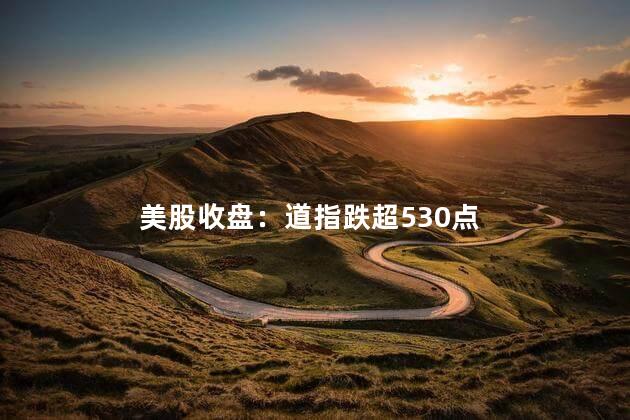 美股收盘：道指跌超530点